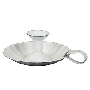 High Quality Novelty Classic Design <strong>Lotus</strong> Shape Custom Color logo Printing White Metal Enamel <strong>Candle</strong> Stand <strong>Holder</strong> - Product Image 5