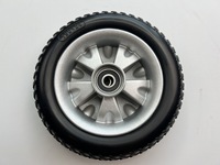 Neumático Sólido de PU de 8 Pulgadas HEXIN No Flats para Scooters para Personas Mayores/Discapacitadas, Negro HX-W209 - Excelente Tracción y Agarre