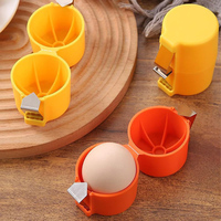 Gadgets de cuisine Outils de casse-coquille d'œufs durs portables Séparateur éplucheur de coquille d'œufs crus à main