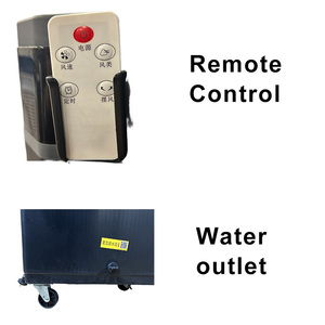 Aires Acondicionados Portátiles Eléctricos Desmontables <span class=keywords><strong>con</strong></span> Control Remoto de Corriente Continua y 3 Velocidades para el Hogar - Product Image 5