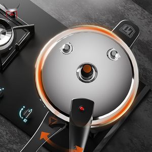 Autocuiseur en acier inoxydable à fond épaissi avec diviseur de cuisinière cuisinière à induction à gaz antidéflagrant universel - Product Image 4