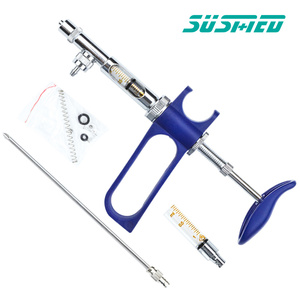 Siringa automatica veterinaria da 1ML per siringa continua in acciaio plastico per bestiame e pollame - Product Image 3