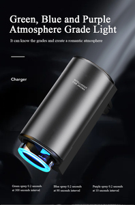 Top Bán <span class=keywords><strong>Mini</strong></span> Xách Tay Xe Hương Thơm Khuếch Tán USB Có Thể Sạc Lại Vent Clip Thân Thiện Với Môi Kim Loại Bàn Cài Đặt Pin 1 Năm - Product Image 4