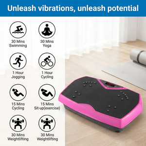 Plataforma Vibratoria Dental Rosa, Económica, Profesional, para Fitness, Máquina Vibratoria para Reducir Peso - Product Image 6