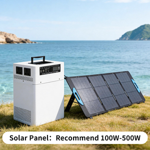สถานีไฟฟ้าพกพา Pure Sine Wave 500W 1000W 2000W 1000Wh พร้อมระบบสำรองไฟ (UPS) สำหรับใช้งานกลางแจ้ง - Product Image 1
