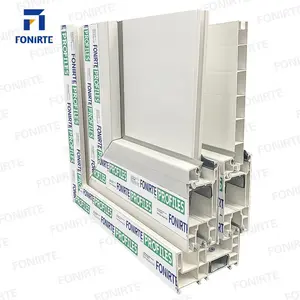 Other Windows Hot Sales Plastic PVC/upvc Windows and Doors Chinese Manufacturer Customized Style PVC Window Profile Plastic