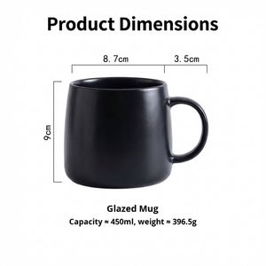 Taza de Café de Porcelana Mate con Logotipo Personalizado, 16 oz, Apta para Lavavajillas y Microondas, Resistente a Altas Temperaturas, Promocional al por Mayor - Product Image 2