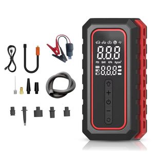 6-in-1 Jump Starter With Blowing Air <strong>Battery</strong> <strong>Booster</strong> With Tyre Inflator Tire Pressure Monitor Power Bank Emergency Light ,CE ODM - Product Image 1