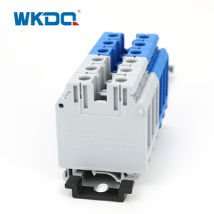 JUK 35 Tipo de tornillo Alimentación a través de bloques de terminales de carril Din Conexión de tornillo 1000V/150A 51/62/15.2 Nylon PA66 NS 35/7.5WKDQ - Product Image 1