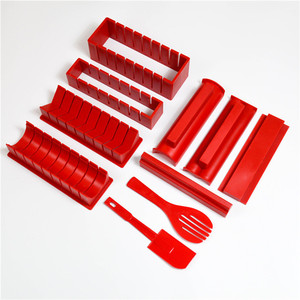 OEM et ODM 10 pièces <span class=keywords><strong>kit</strong></span> de <span class=keywords><strong>sushi</strong></span> ensemble bricolage manuel durable facile à nettoyer antiadhésif en plastique de qualité alimentaire <span class=keywords><strong>kit</strong></span> de fabrication de <span class=keywords><strong>sushi</strong></span> - Product Image 1