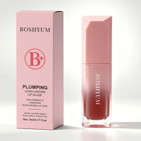 Gloss à lèvres repulpant longue tenue, haute pigmentation, hydratant, teinte 6 #