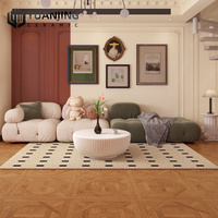 Carreaux de sol entièrement céramiques effet bois parquet Versailles pour toute la maison, balcon, salon, 600x600