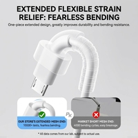 Câble Micro USB à charge rapide 2A avec logo personnalisé en PVC TPE, longueur 1m, compatible voiture, pour téléphones mobiles Android, conducteur en cuivre pur