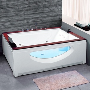 Qianshengjia Thêm Lớn Internet Người Nổi Tiếng Thông Minh Đôi Bồn Tắm Cho Người Lớn Được Xây Dựng-Trong Xoáy Lướt Sóng Massage Tính Năng Phòng Tắm - Product Image 5