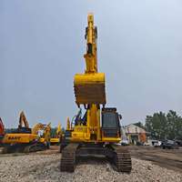 Excavatrice sur chenilles Komatsu PC360 d'occasion du Japon, 36 tonnes, excavatrice hydraulique lourde Komatsu PC350 PC400 d'occasion pour l'exploitation minière, à vendre