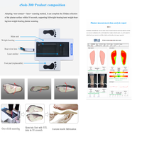 Appareil de numérisation 3D du pied pour orthèses, équipement prothétique pour semelles orthopédiques personnalisées