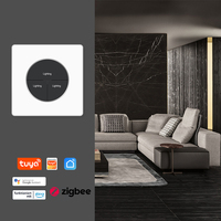 Interrupteur mural intelligent Zigbee en verre 3 gangs 10A 250V étanche avec contrôle à distance par application, scènes vocales, domotique 86*86