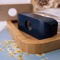 Capuchon en bois personnalisé pour diffuseur à bâtonnets, tailles 24 mm et 28 mm, couvercle en bambou pour emballage