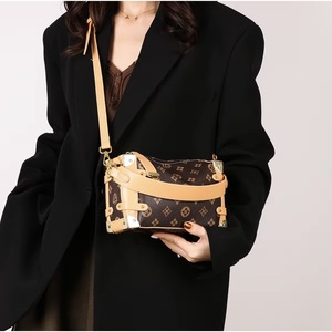 Sac à main bandoulière de luxe pour femme, style rétro, forme tofu, double sangle, avec fermeture éclair, idéal pour les trajets quotidiens - Product Image 6