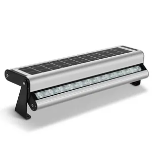 उच्च चमक 4 प्रकाश मॉडल 18650 लिथियम बैटरी मोनो सौर पैनल बिलबोर्ड विज्ञापन के लिए एलईडी सौर दीवार वॉशर प्रकाश