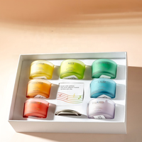 Ensemble de bougies aromatiques artisanales en cire de soja naturelle, parfum non toxique, pour anniversaire, Saint-Valentin, mariage, coffret cadeau, décoration de la maison