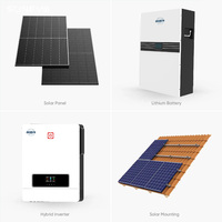Derun 20 ans de garantie 5kWh 10kWh 15kWh Système d'énergie solaire photovoltaïque hybride industrielle et commerciale hors réseau
