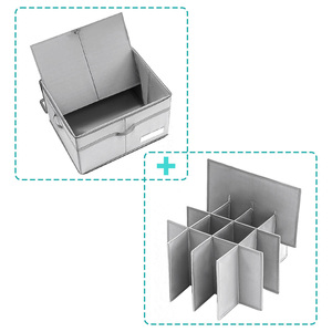 Hộp lưu trữ giày: hộp lưu trữ lật công suất lớn nhiều ngăn, hộp giày cầm tay có thể gập lại đa chức năng - Product Image 4