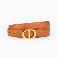 Ceinture Jiahao pour femme en cuir de vachette avec boucle en alliage, ceinture décorative noire, style minimaliste, ceintures de créateur, ceinture de taille pour femme