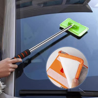 Cepillo Limpiador de Parabrisas y Ventanas Delanteras de Coche con Función de Desempañado y Eliminación de Polvo para el Interior de Vidrio