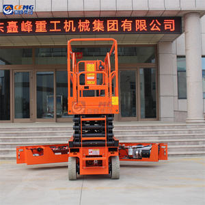 CFMG gunting <span class=keywords><strong>Lift</strong></span> pria pribadi mendorong sendiri <span class=keywords><strong>Platform</strong></span> kerja yang dapat ditinggikan bergerak elektrik hidrolik 6m-14m untuk penjualan - Product Image 5
