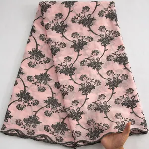 3635 più recente tessuto di pizzo di <span class=keywords><strong>cotone</strong></span> africano con strass 5 yarde all'ingrosso svizzero tessuto di pizzo per le donne <span class=keywords><strong>abiti</strong></span> <span class=keywords><strong>da</strong></span> <span class=keywords><strong>sposa</strong></span> - Product Image 1