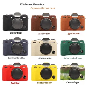 Étui de protection en silicone durable et résistant aux coupures pour appareil photo <span class=keywords><strong>Fujifilm</strong></span> XT50/X-T50 - Product Image 5