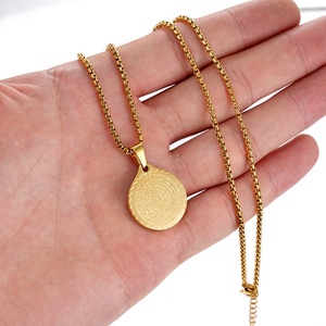 Nouveau Collier Pendentif en Acier Inoxydable Poli Miroir Anti-ternissement Personnalisé Vente en Gros 2024 - Product Image 4