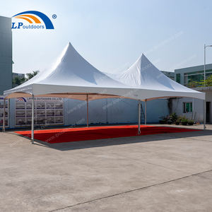 20x20 'esterno in alluminio pinnacolo telaio con Keder traccia cavo croce padiglione tenda per il commercio all'ingrosso e festa evento - Product Image 6