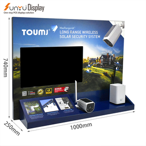 Chất lượng cao tùy chỉnh kim Loại hệ thống an ninh hiển thị đứng bán buôn tùy chỉnh <span class=keywords><strong>LCD</strong></span> kệ trưng bày - Product Image 6