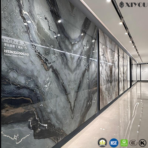 Panneau mural en marbre texturé Xiyou 800*800MM pour salon et crédence <span class=keywords><strong>de</strong></span> cuisine, carreaux en pierre frittée pour sol et <span class=keywords><strong>toiture</strong></span> - Product Image 6