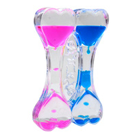 Pack de minuteurs à mouvement liquide et sablier, jouets sensoriels anti-stress pour l'autisme et le TDAH