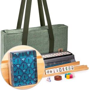 Bolsa de Transporte Ligera para Mahjong, Plegable, con Mangas Enrollables para Jugar en Movimiento - Product Image 3