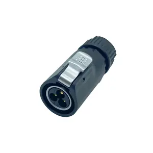 2, 3, 4, 5, 7, 9, 12 ядер, водонепроницаемая пластиковая промышленная авиационная розетка, светодиодный экран, Мужской Женский Круглый проводной разъем LP20 - Product Image 2
