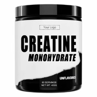 Créatine monohydrate micronisée en poudre 99% testée par un tiers, vente en gros OEM, créatine en poudre 200 mesh, emballage personnalisé