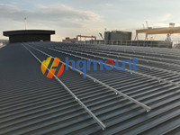 Support de fixation en L anodisé anti-corrosion pour panneaux solaires photovoltaïques sur toiture métallique – Vente chaude en Asie du Sud-Est