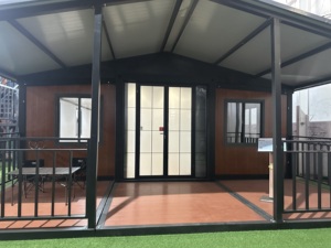 Casa Container Prefabbricata Espandibile da 40 Piedi, Facile da Costruire, con 3 Camere da Letto, Doppia Ala e <span class=keywords><strong>Balcone</strong></span> - Product Image 6