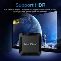 Meilleure box TV 4K Leadcool H313 2 Go 16 Go 2.4G Smart Android TV 10.0 Smart TV Box