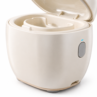 Mini Nettoyeur Ultrasonique Portable pour Prothèses Dentaires avec Lumière UV pour Aligners, Appareils Orthodontiques, Embouts Buccaux et Nettoyage de Bijoux