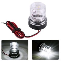Série de lampes LED tout-en-un de la marque FOYO, 12-24VDC, boîtier en acier inoxydable et en plastique, lumière d'ancre marine pour bateau/yacht/kayak/accessoires de bateau