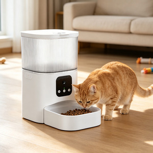 ODM <b>Smart</b> Pet Feeder Automatische Voerbak Pet Automatic Feeder <b>Wifi</b> <b>Smart</b> Pet Feeders With <b>Cameras</b> Indoor Use - Product Image 1