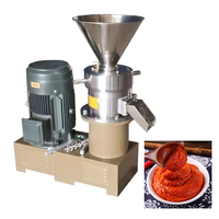 Divers types d'arachide, noix de coco, sésame, moulin colloïdal de tomate broyeur de pâte de piment confiture beurre faisant la machine