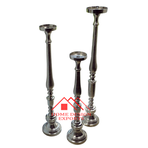 Portavelas de aluminio 2025, superventas, portavelas de aluminio con luz en T para centros de mesa, soporte de decoración - Product Image 1