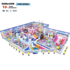200 400 600 800 Pastel <b>Candy</b> Theme Playhouse Set Commercial Children Play Area Soft Equipment Kids Indoor Playground - Product Image 5