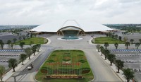 Estructura de Acero para Techo de Membrana Tensada, Proyecto del Centro Nacional de Convenciones y Exposiciones de Vietnam